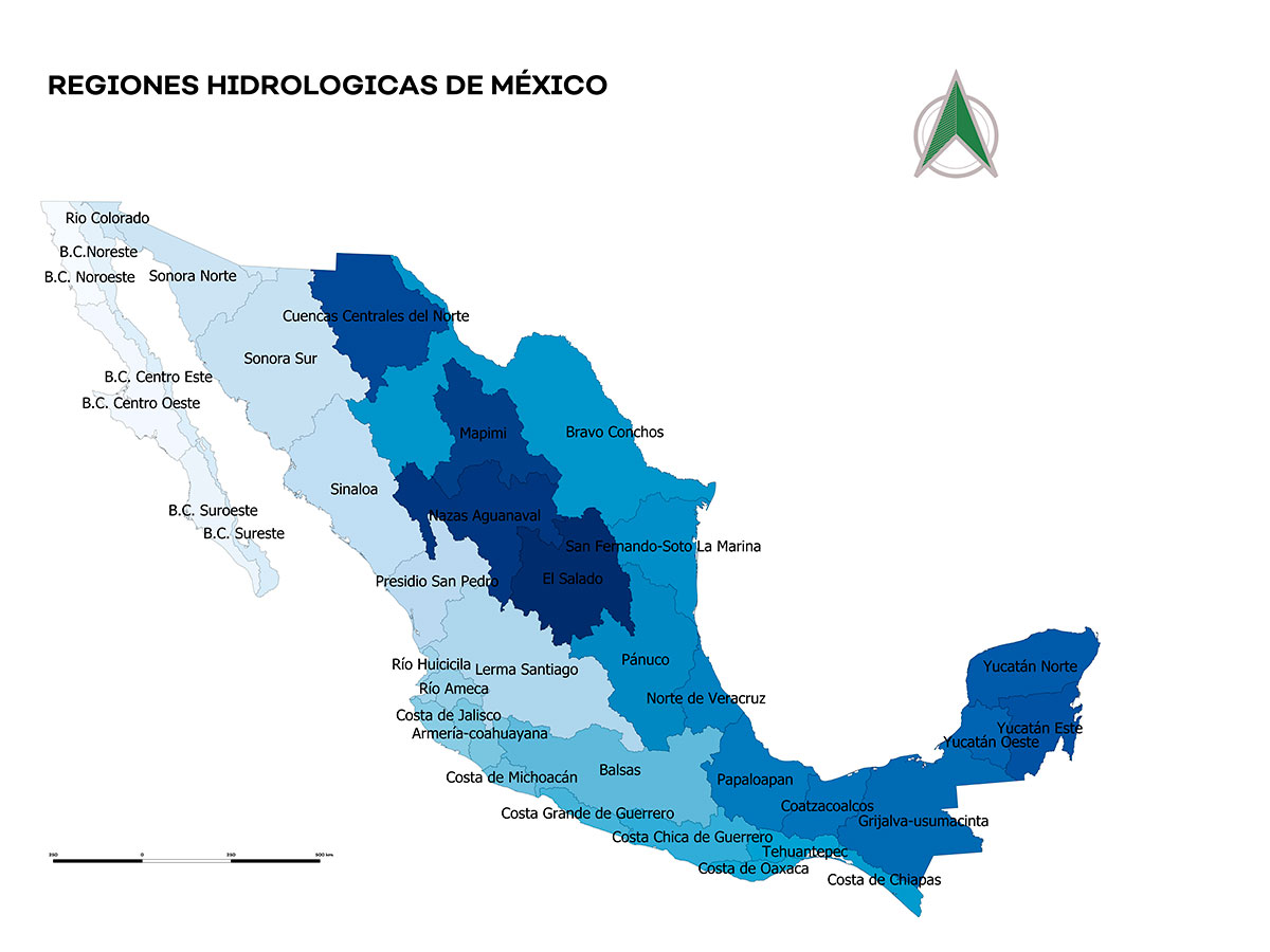 Regiones Hidrológicas de México