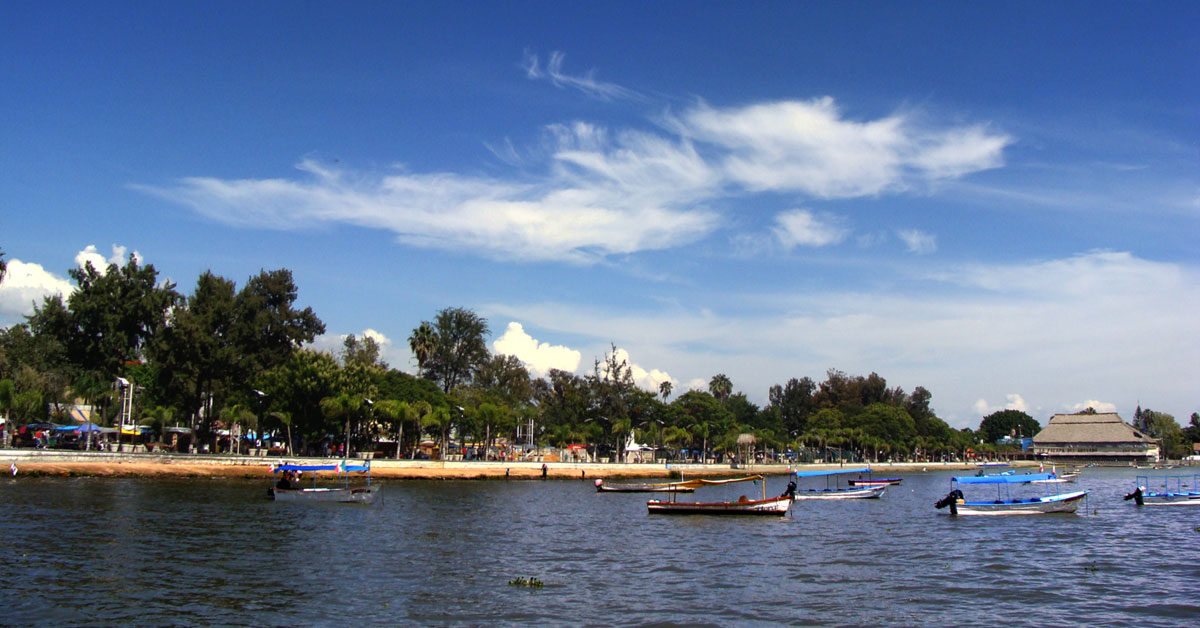 Vista del Lago de Chapala, septiembre de 2010